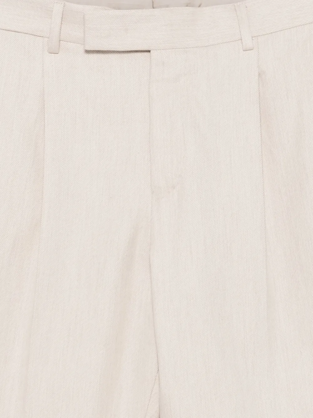 PT Torino pleated turn-up trousers Beige