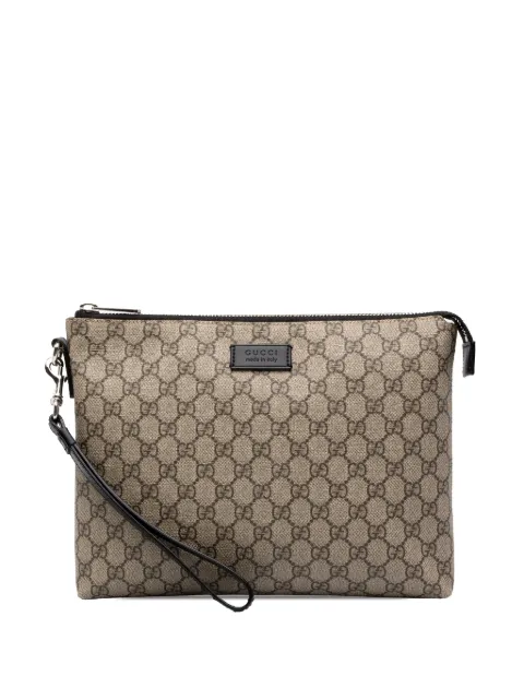 Gucci Pre-Owned 2016-2026 GG Supreme clutch bag