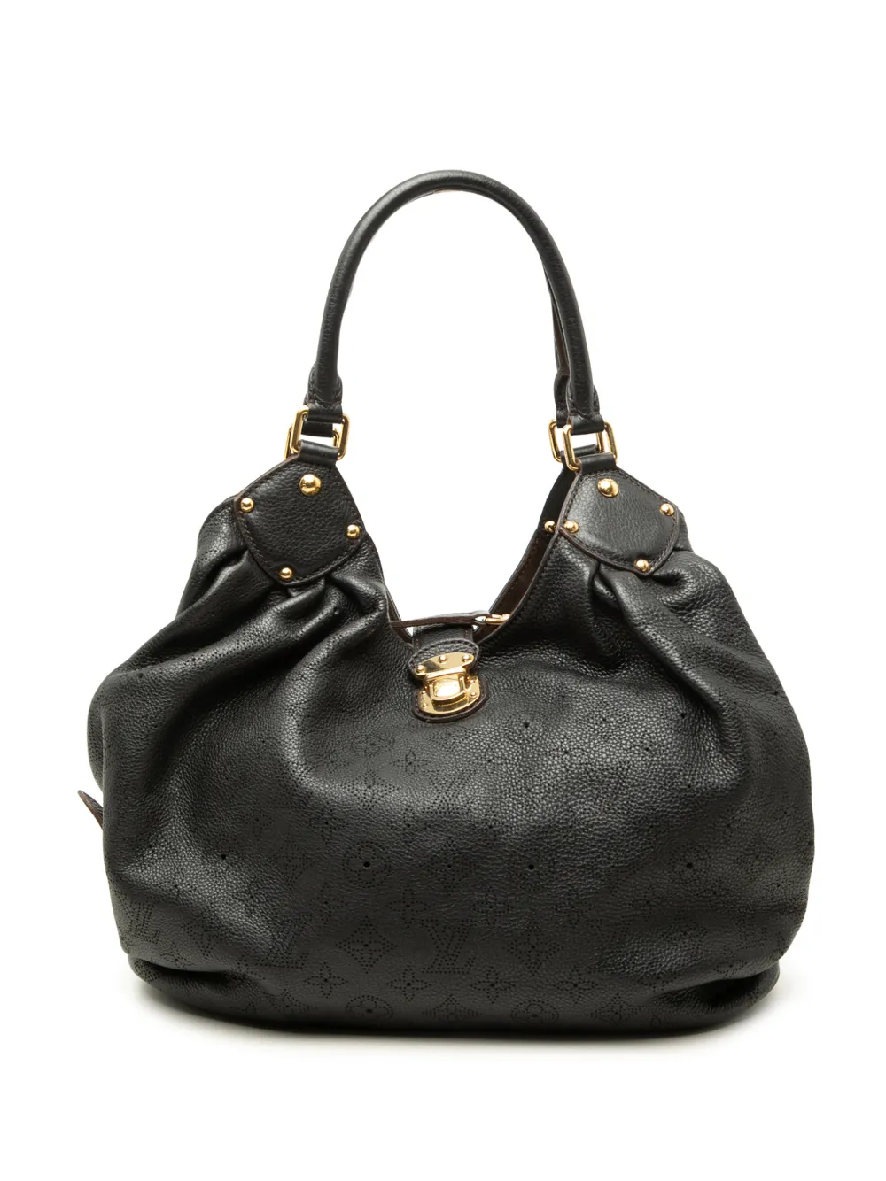 Louis Vuitton Pre-Owned 2011 Monogram Mahina L hobo bag - Nero