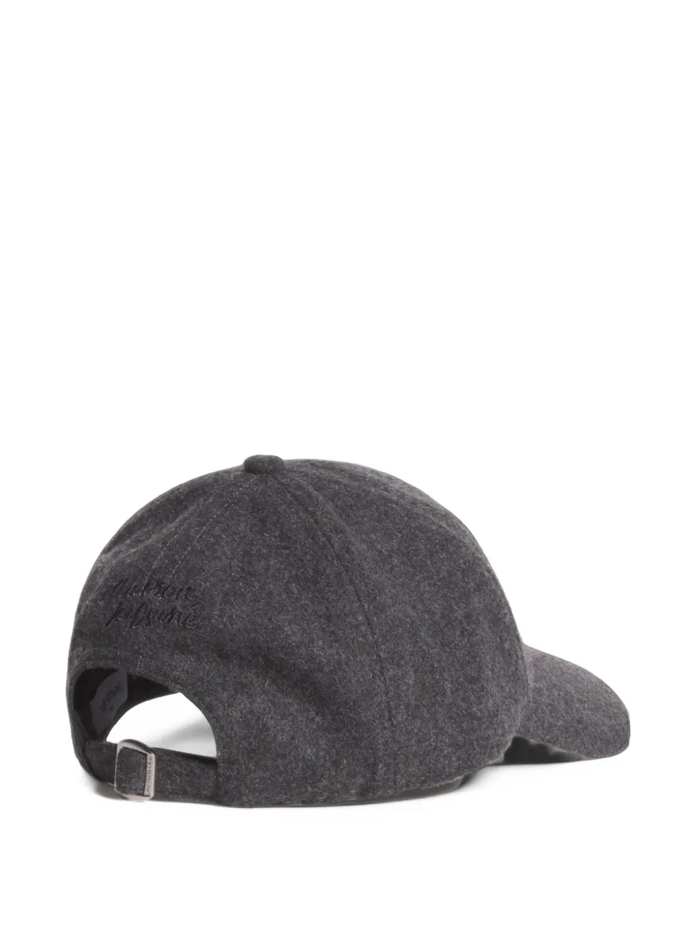 Maison Kitsuné Fox Head baseball cap Grijs