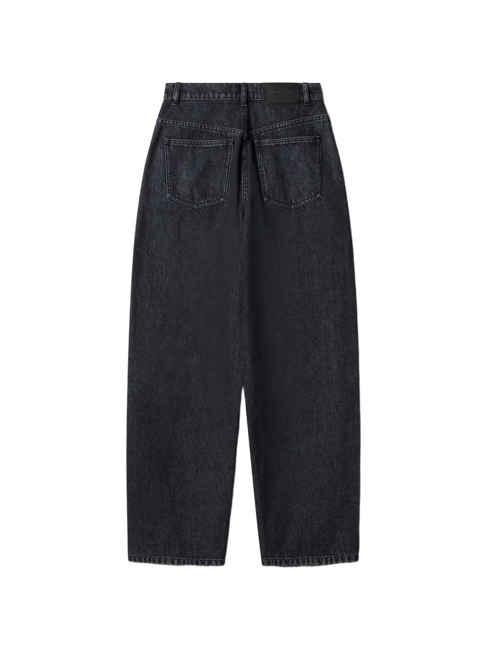 Maison Kitsuné tapered jeans Zwart