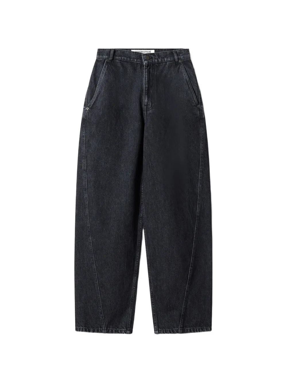 Maison Kitsuné tapered jeans - Nero