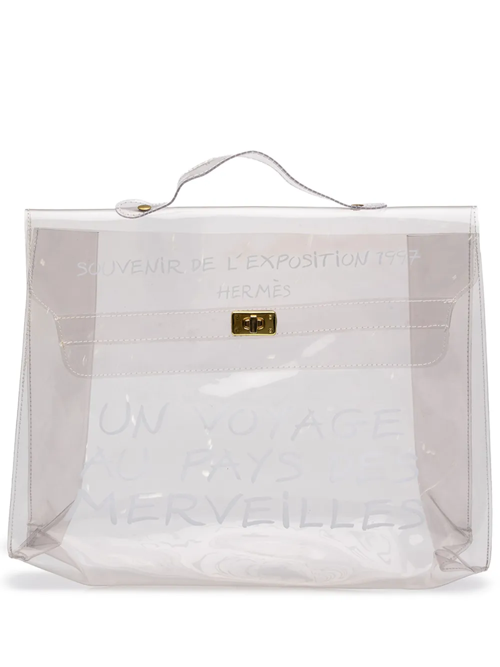 Hermès Pre-Owned 1997 Vinyl Souvenir De L Exposition Kelly handbag - Weiß