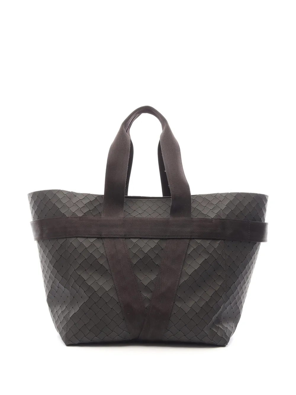 Bottega Veneta Pre-Owned 2012-2026 Rubber Intrecciato tote bag - Braun
