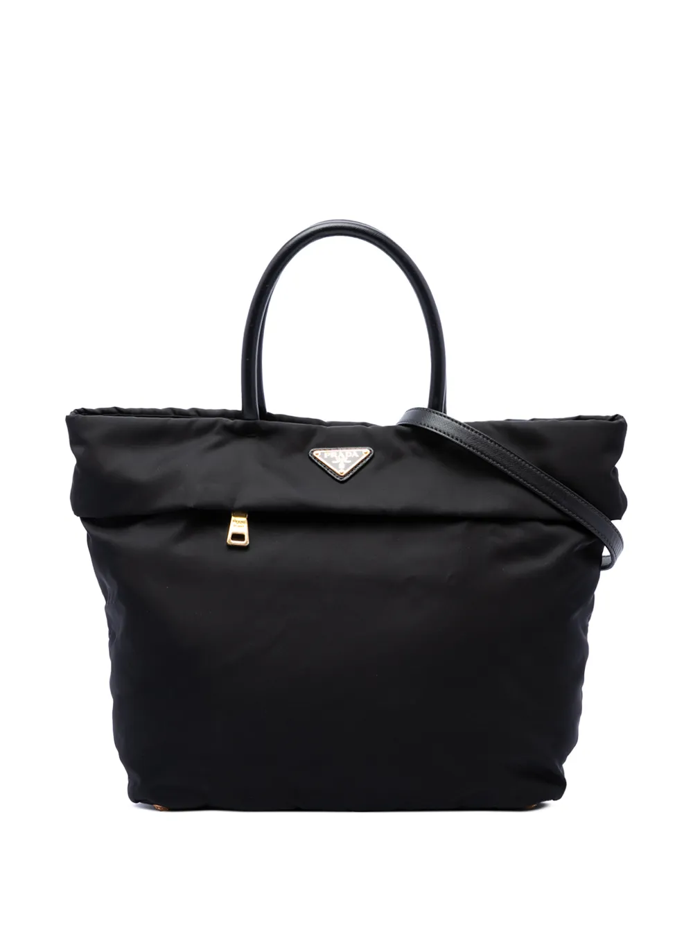 Prada Pre-Owned 2013-2026 Tessuto satchel - Black