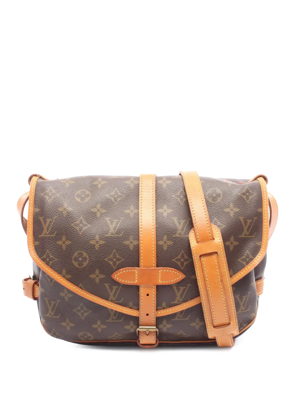 Louis Vuitton Pre-Owned 1992 Monogram Saumur 30 crossbody bag - Marrone
