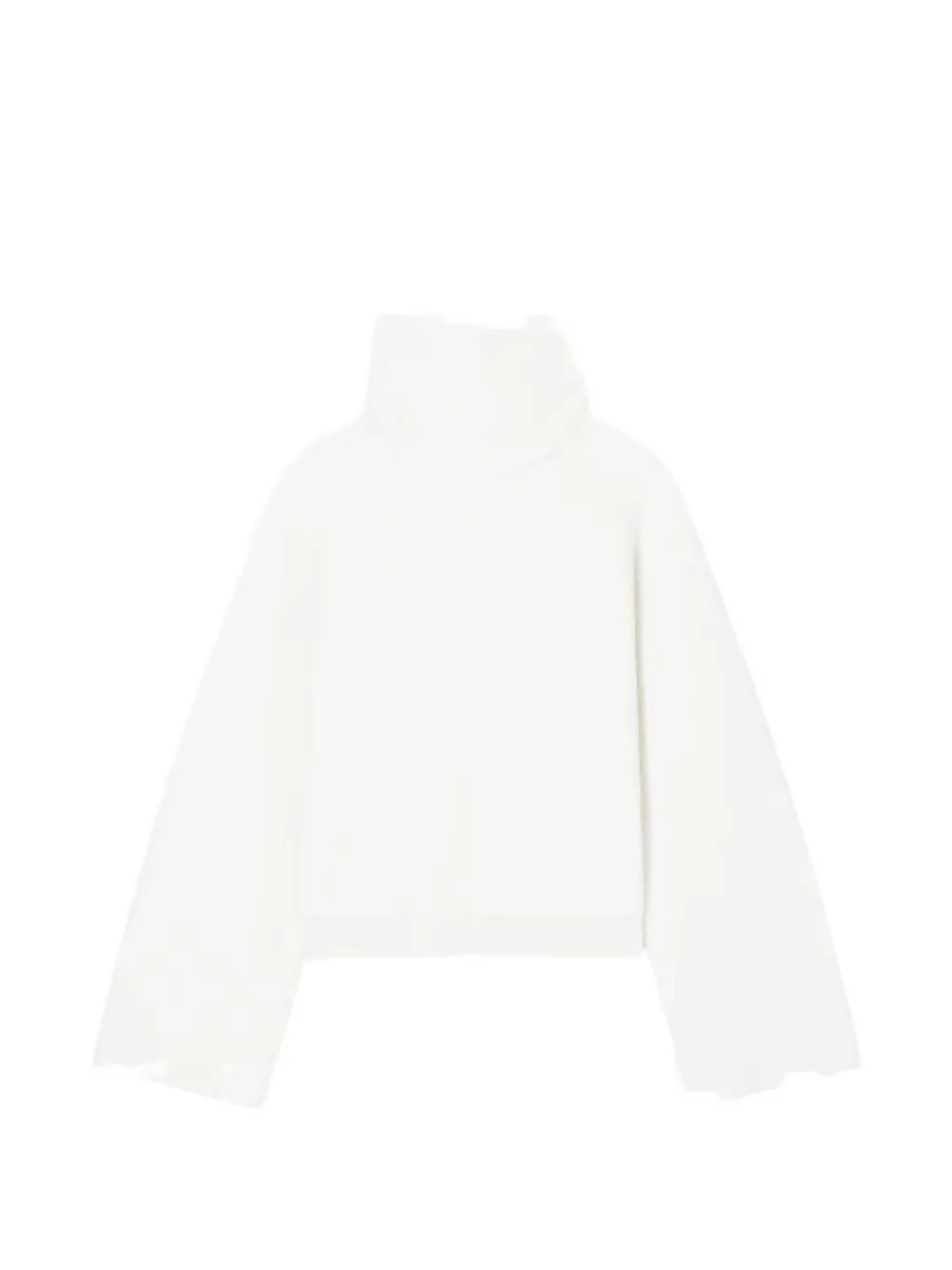 Giorgio Armani button-detail high-neck sweater Wit