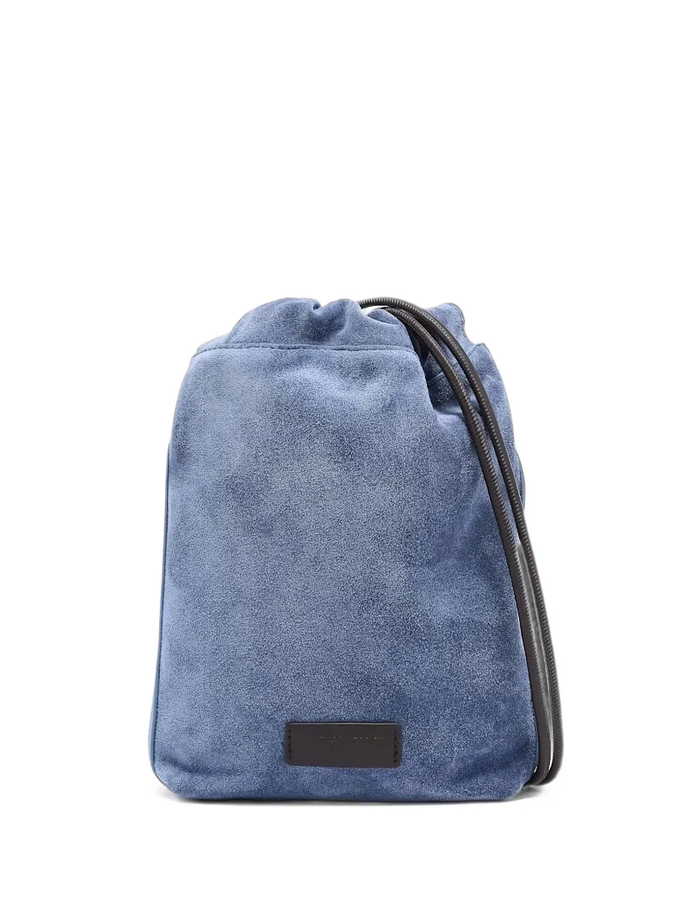 Giorgio Armani suede shoulder bag Blauw