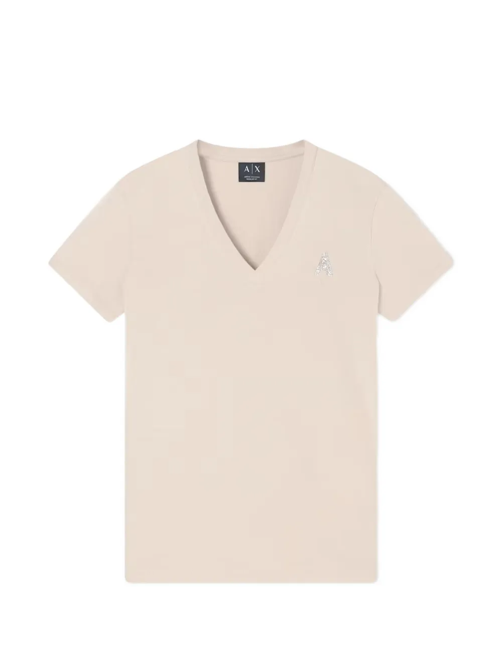 Armani Exchange V-neck T-shirt - Toni neutri