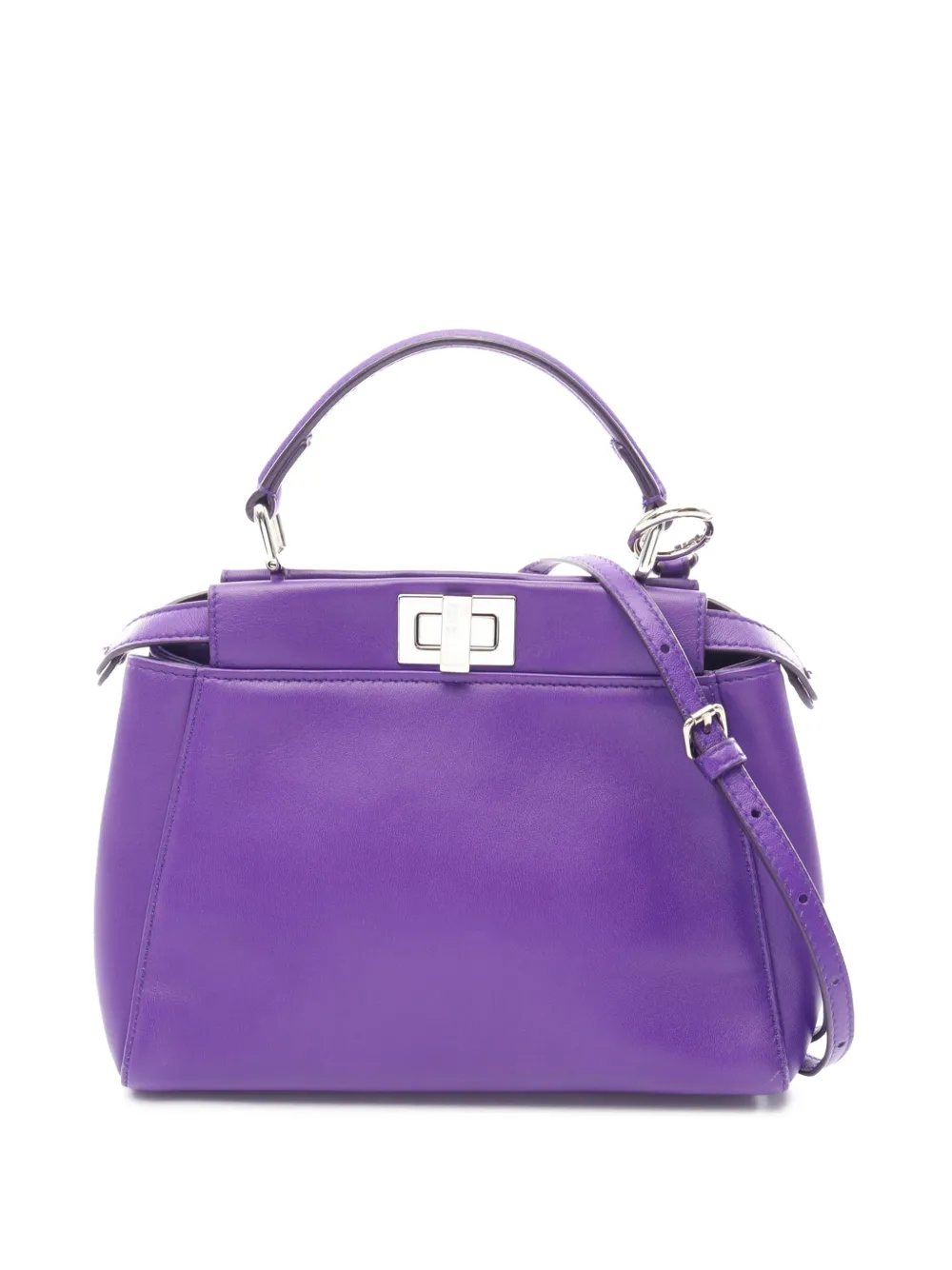 Fendi Pre-Owned 2000-2010 Mini Leather Peekaboo Iconic satchel - Violett