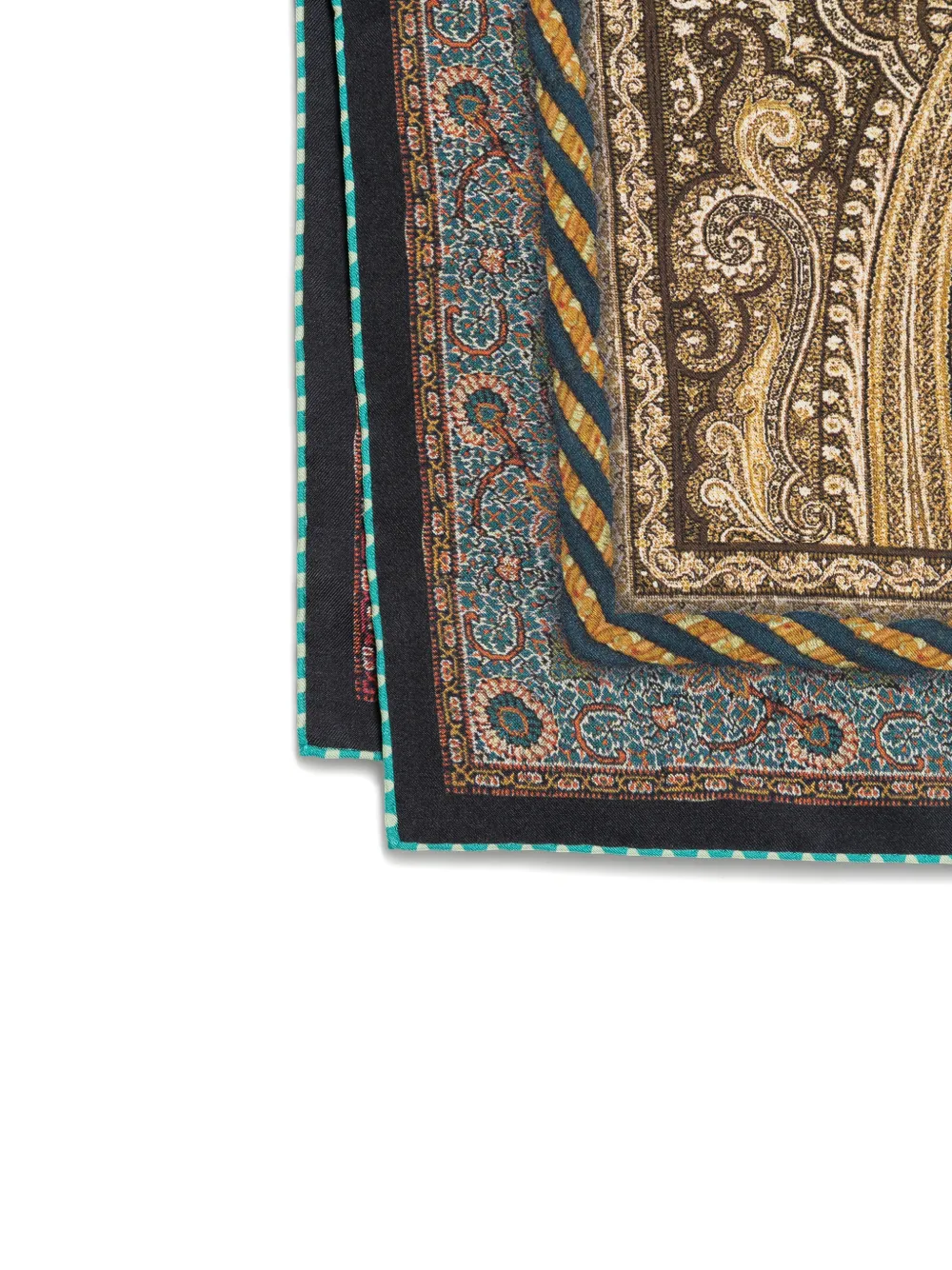 Pierre-Louis Mascia Sjaal met paisley-print Bruin