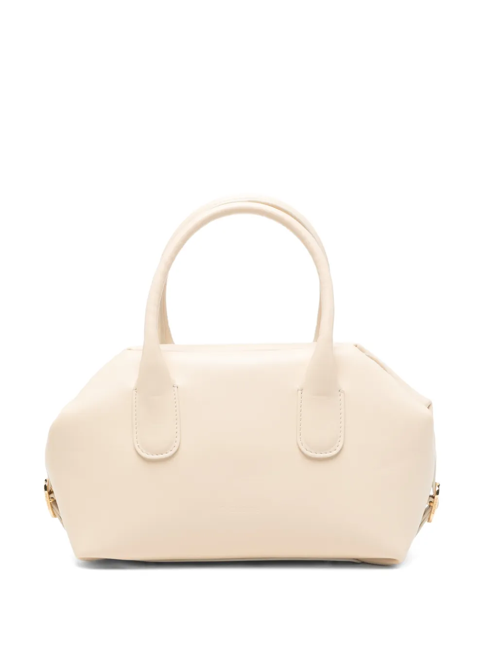 Themoirè Shopper met dubbele handvat Beige