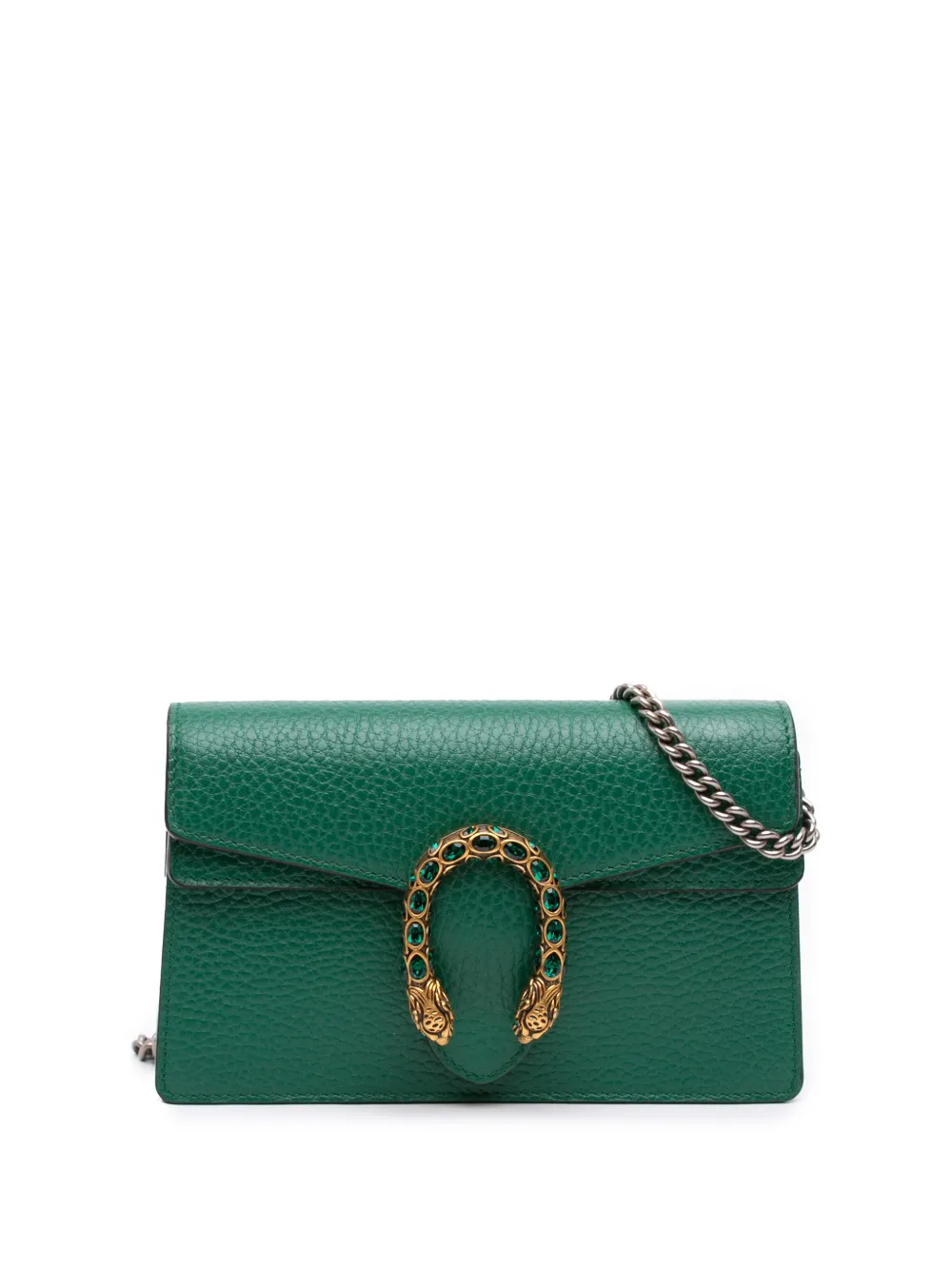 Gucci Pre-Owned 2016-2026 Mini Calfskin Dionysus crossbody bag - Verde