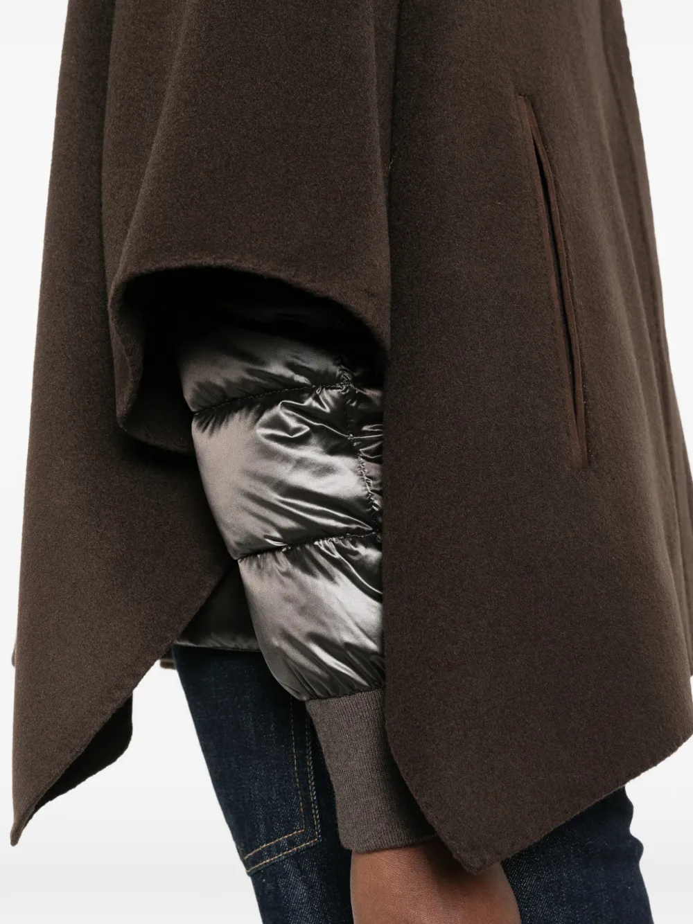 Moorer high-neck 2-in-1 jacket Bruin