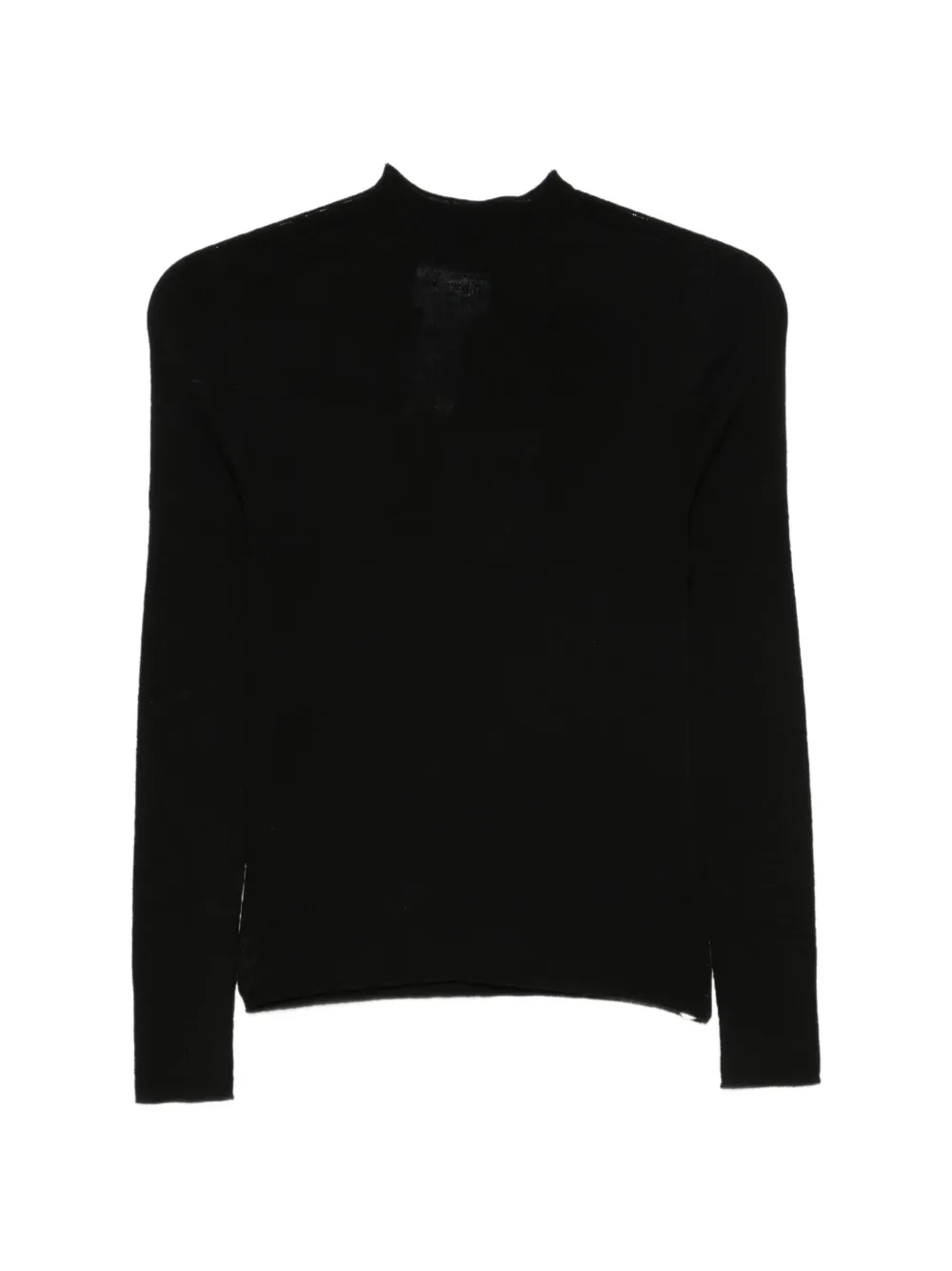 Isabelle Blanche high-neck long-sleeve sweater - Schwarz