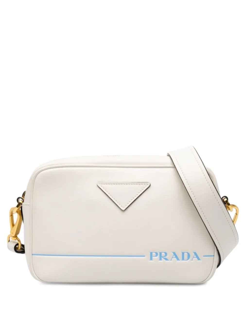 Prada Pre-Owned 2010-2026 City Calf Mirage Camera Bag crossbody bag - Bianco