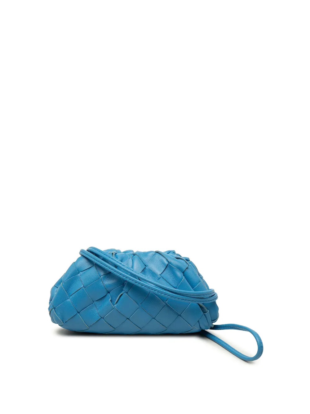 Bottega Veneta Pre-Owned 2012-2026 Nappa Intrecciato The Extra Mini Pouch crossbody bag - Blau