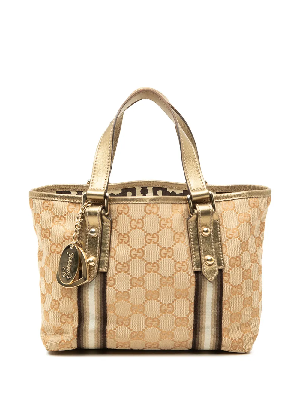 Gucci Pre-Owned 2000-2015 GG Canvas Jolicoeur handbag - Nude