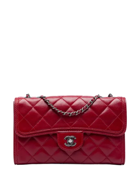 CHANEL Pre-Owned 2013-2014 Small Quilted Lambskin Citizen Zip Flap crossbody bag