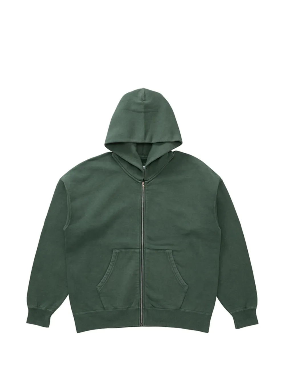 Visvim zip-up cotton hoodie Groen