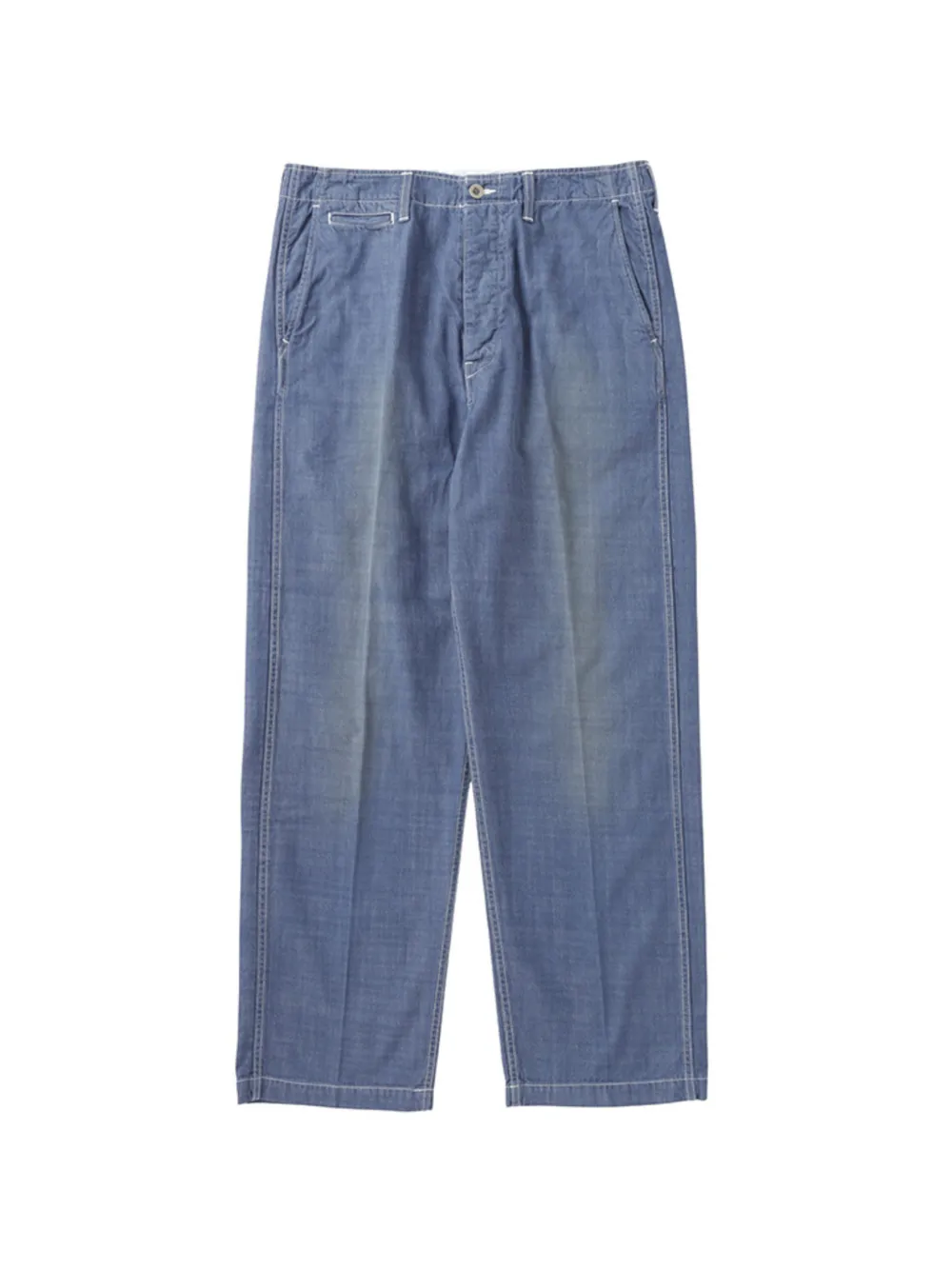 Visvim Walker buckle-strap chino trousers Blauw