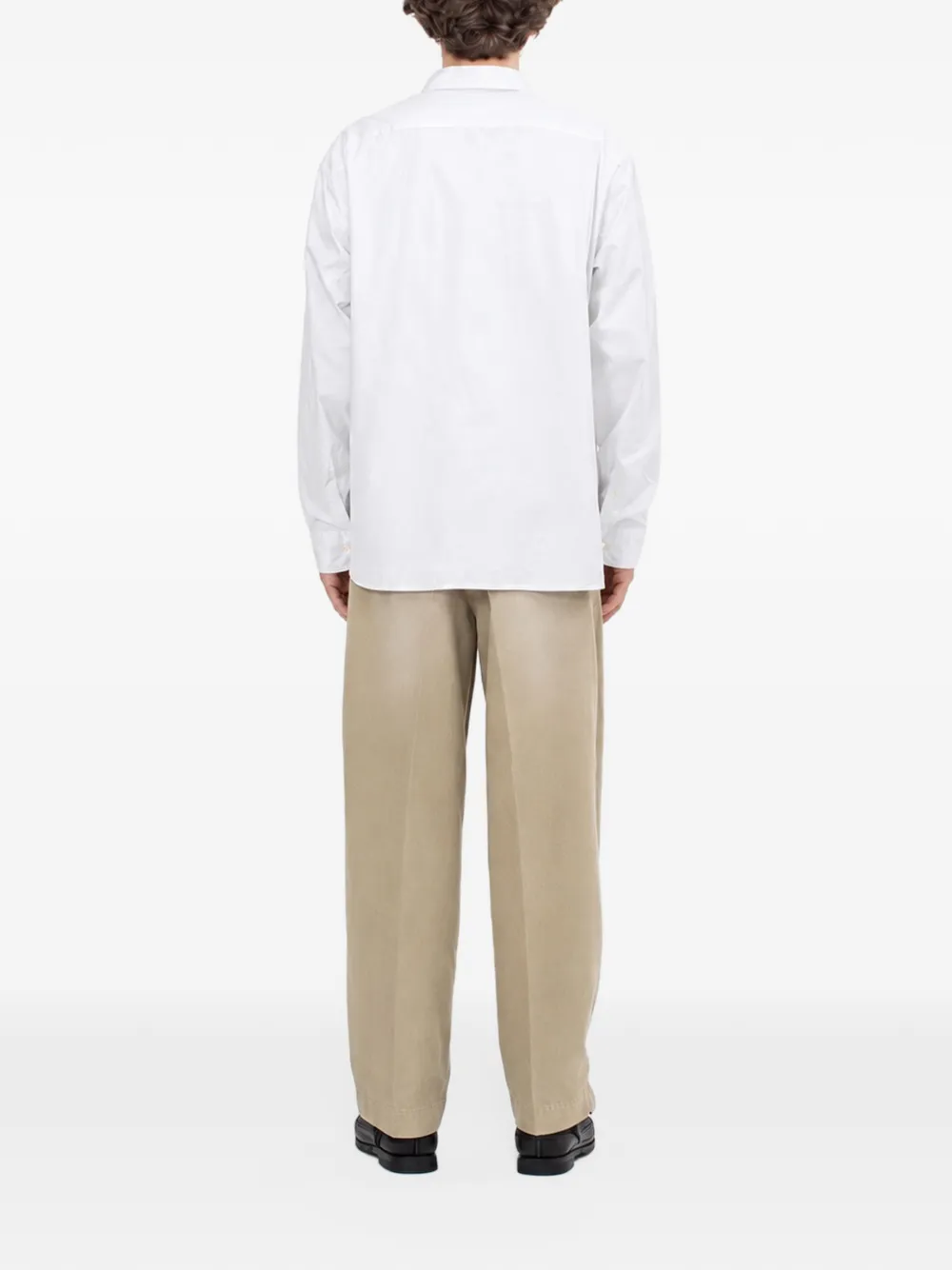 visvim button-down chest-pocket shirt Wit