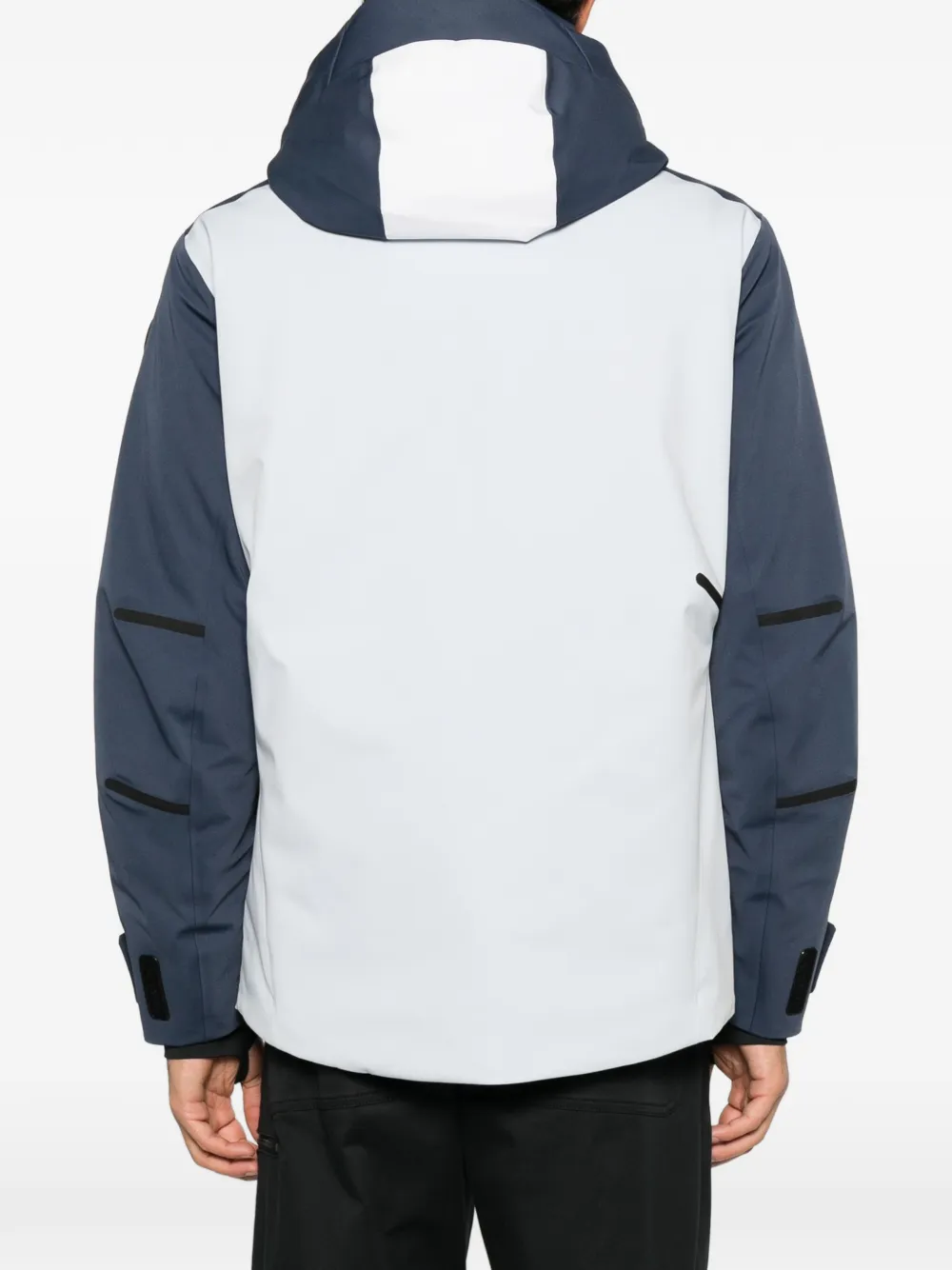 Fusalp John colour-block hooded ski jacket Blauw