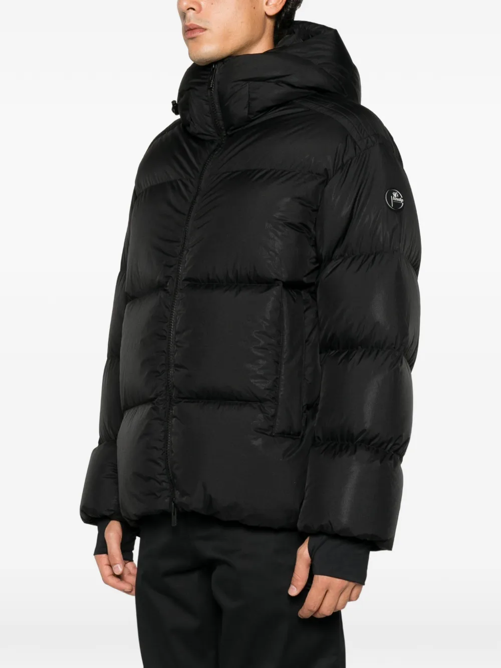Fusalp Frysolor quilted hooded jacket Zwart