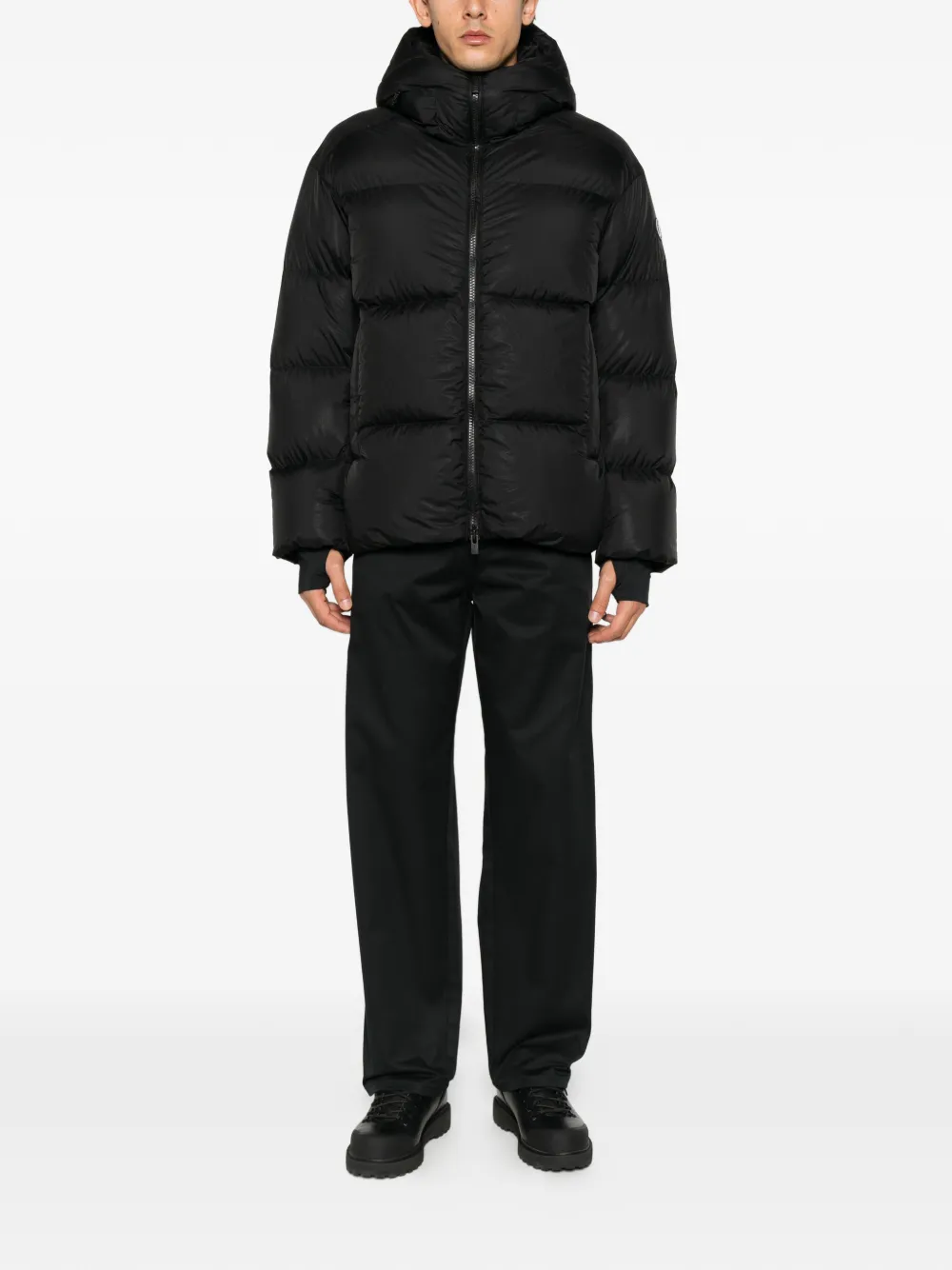 Fusalp Frysolor quilted hooded jacket Zwart