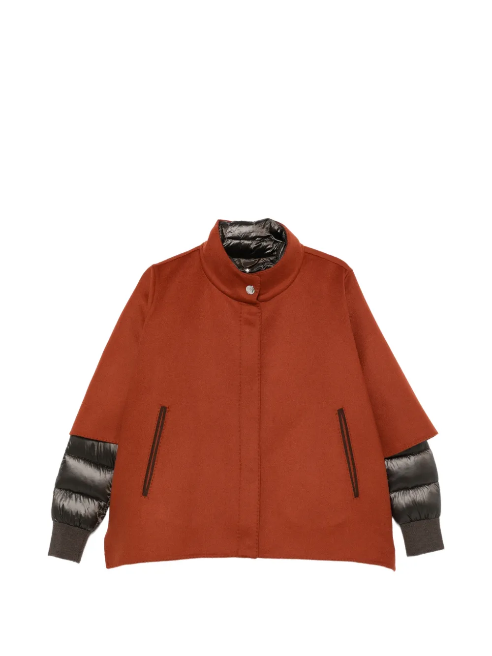 Moorer high-neck cape jacket Oranje