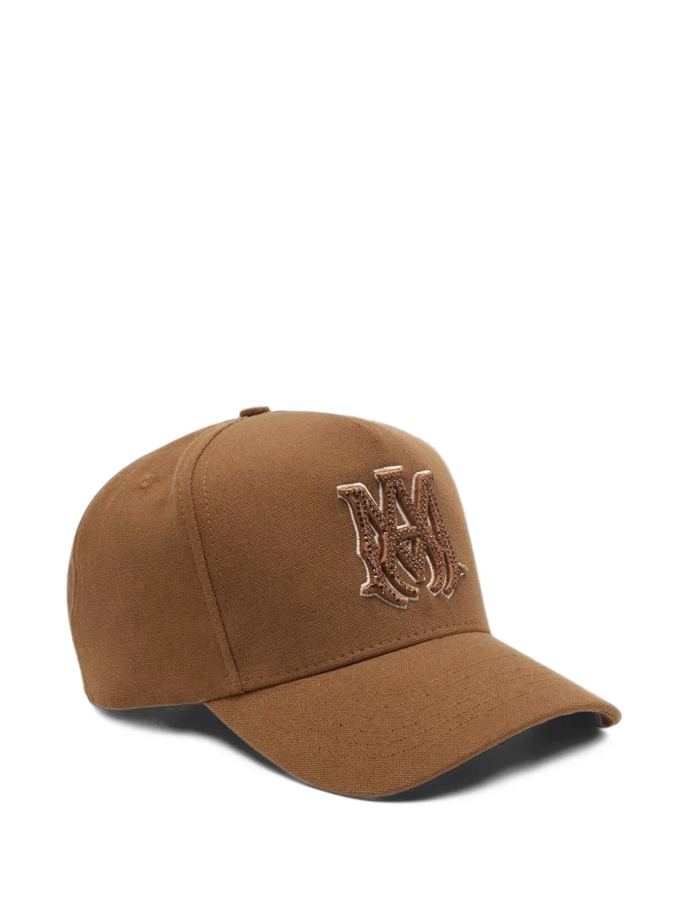 AMIRI crystal MA outline canvas hat Bruin
