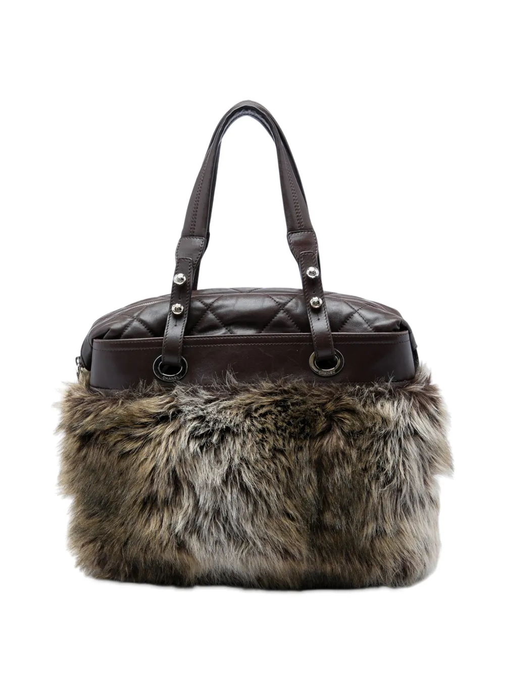 CHANEL Pre-Owned 2010-2011 Paris Biarritz Fantasy Faux Fur tote bag - Brown