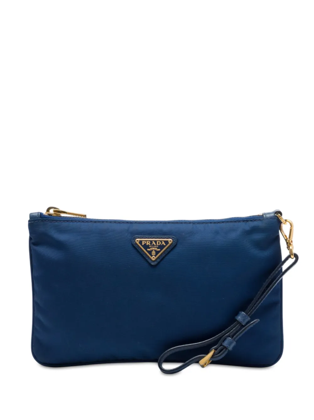 Prada Pre-Owned 2000-2013 Tessuto Wristlet clutch bag - Blue