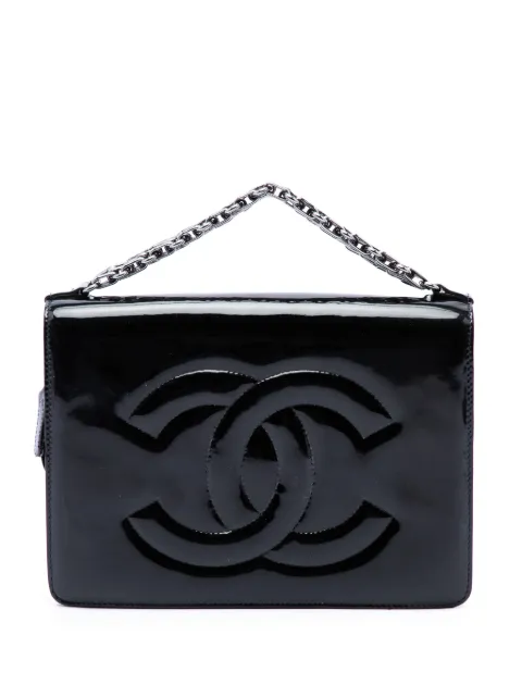CHANEL Pre-Owned 2012 Mini CC Patent Clutch With Chain handbag