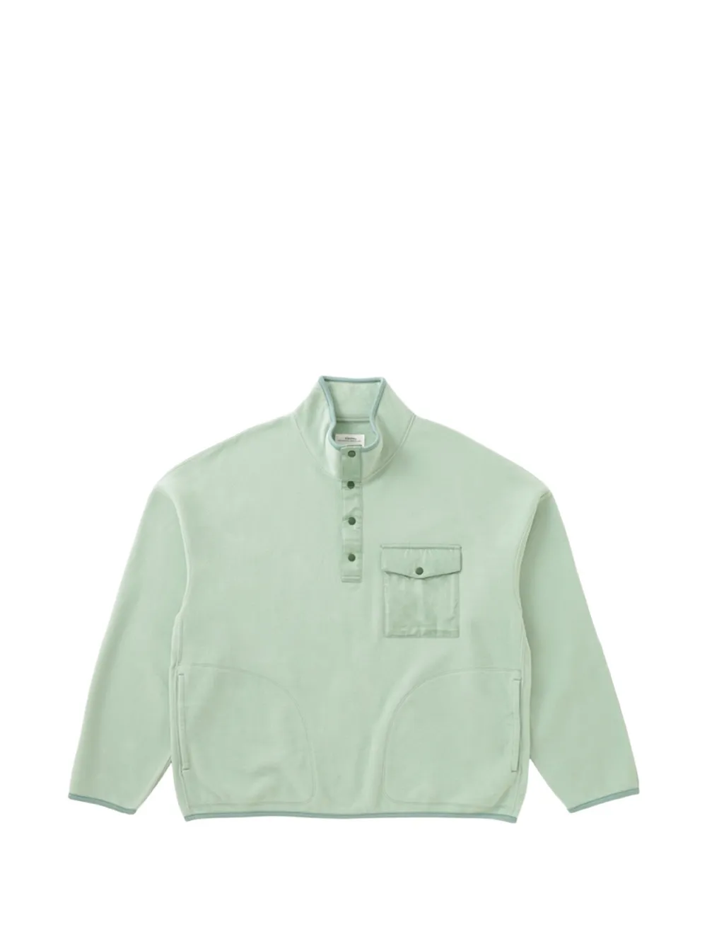 visvim button-fastening pocket-detail sweater - Vert visvim button-fastening pocket-detail sweater - Vert