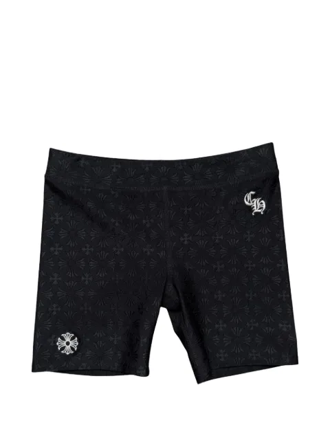 Chrome Hearts monogram-CH biker shorts