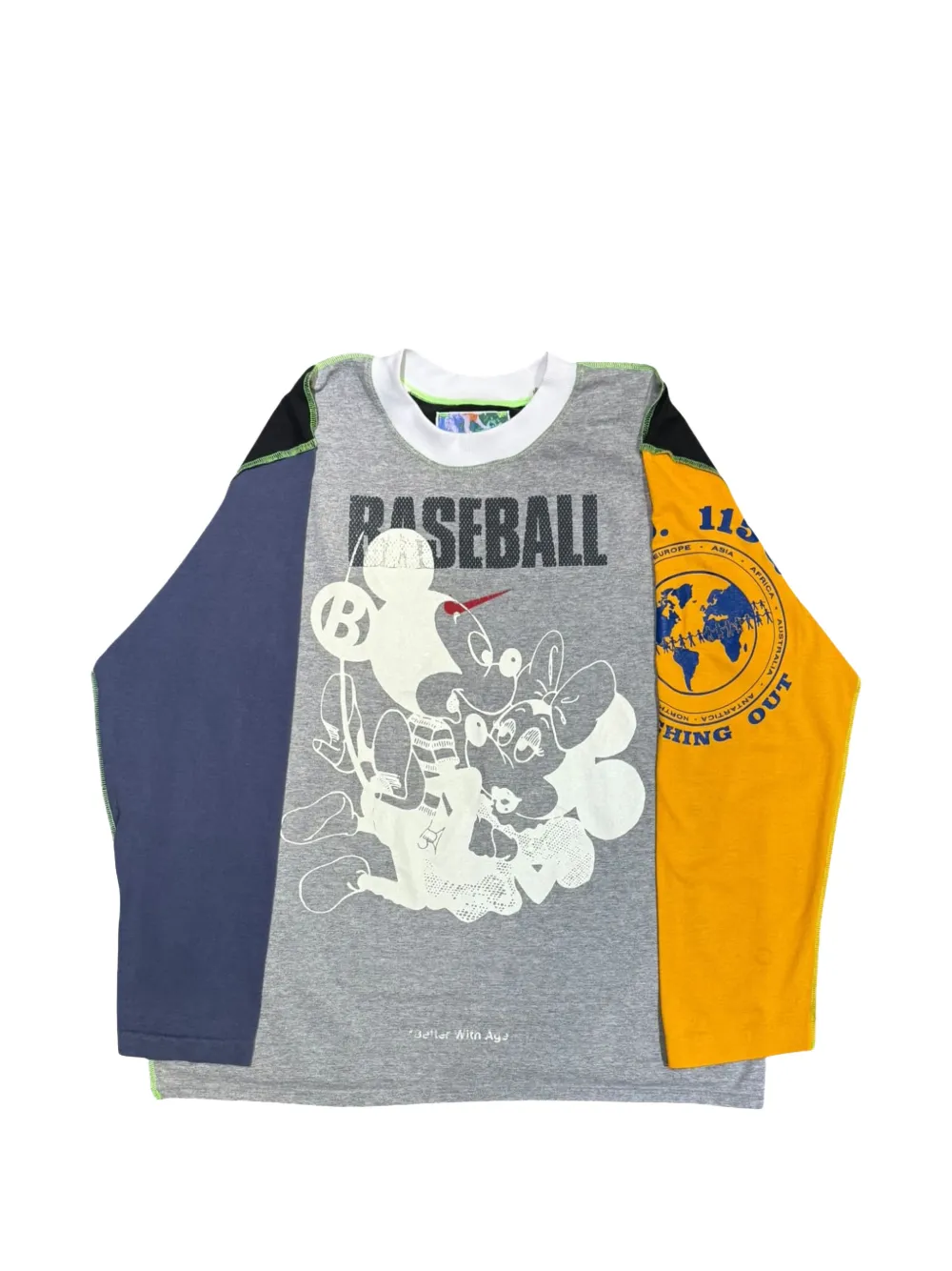 Better with Age reversible graphic-print T-shirt - Mehrfarbig