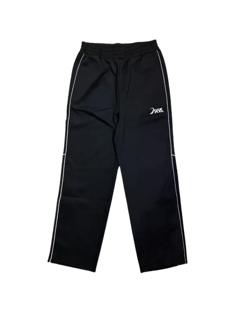 Triple Sevens piped logo-print track pants