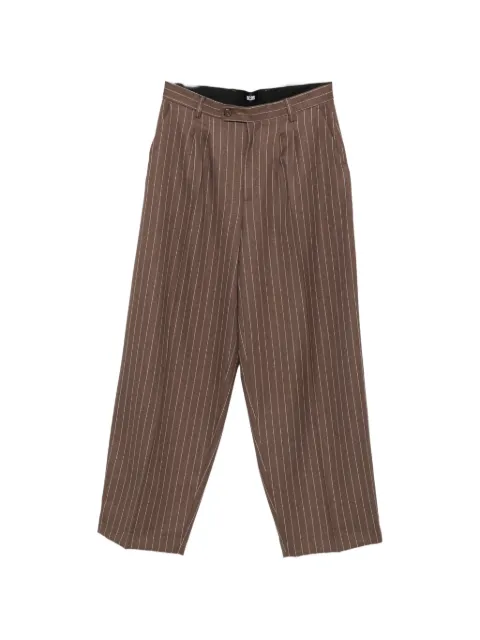 GCDS pinstripe-pattern pleated trousers