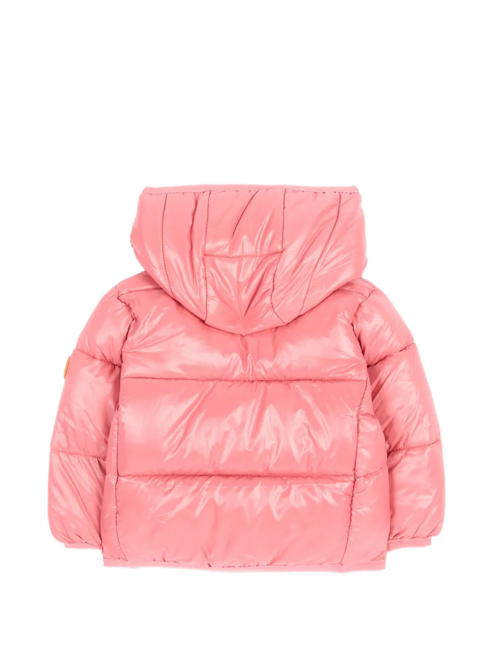 Save The Duck Kids quilted hooded jacket Roze