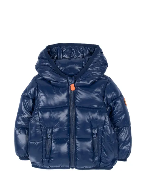 Save The Duck Kids quilted hooded jacket