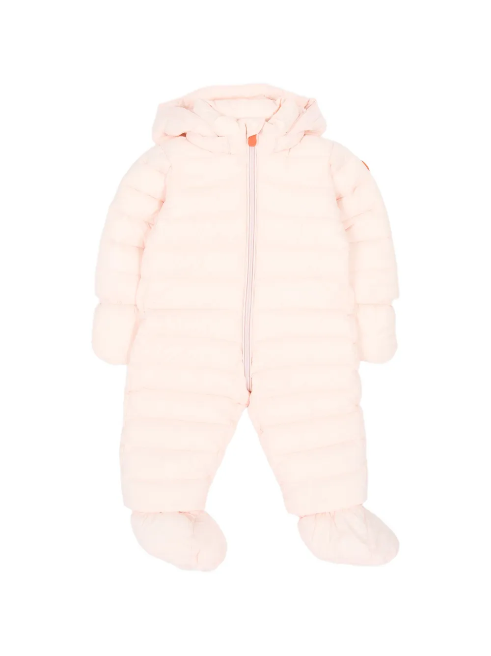 Save The Duck Kids Storm quilted hooded snowsuit Roze
