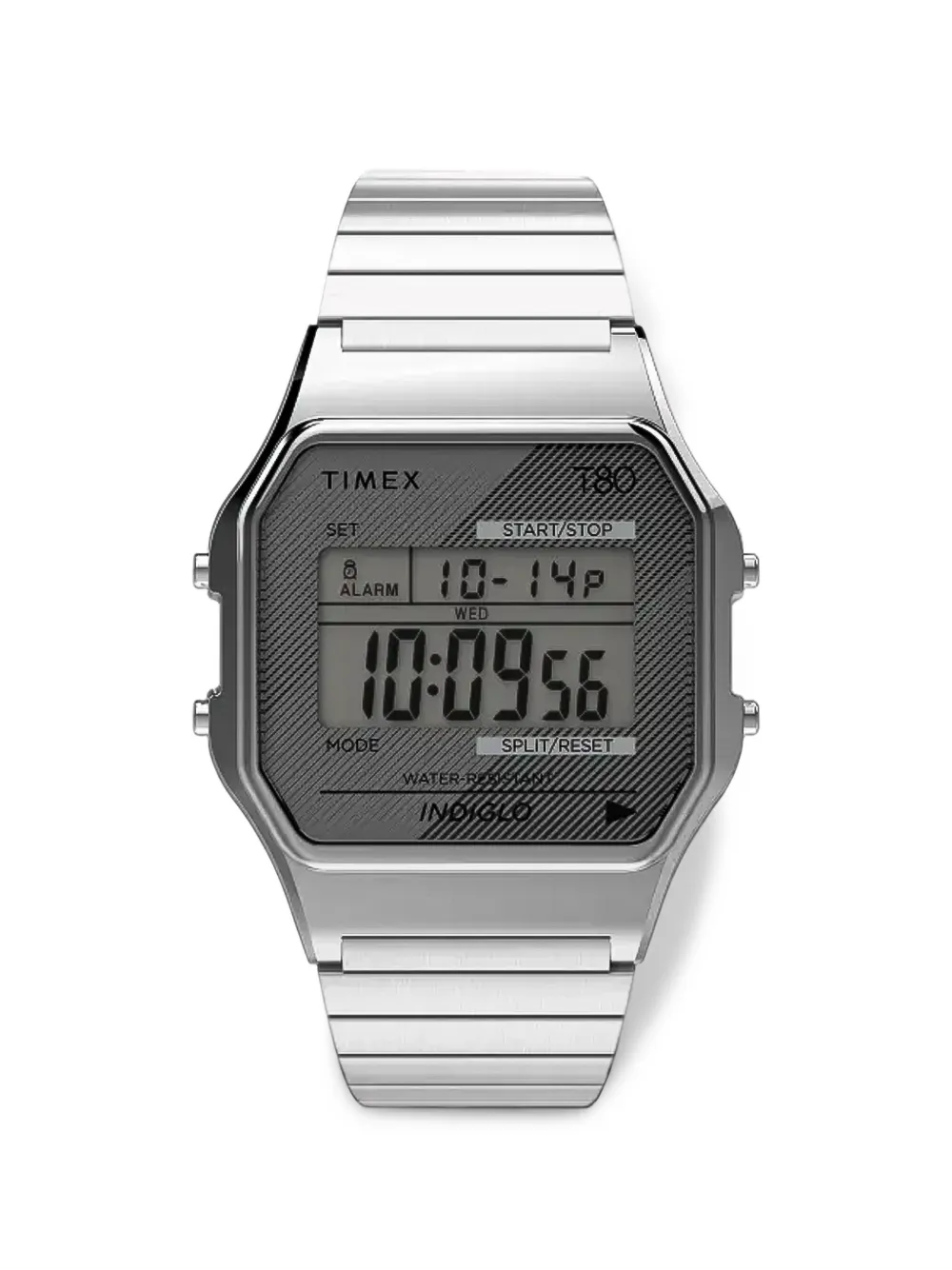 TIMEX T80 Digital 34mm watch - Grey