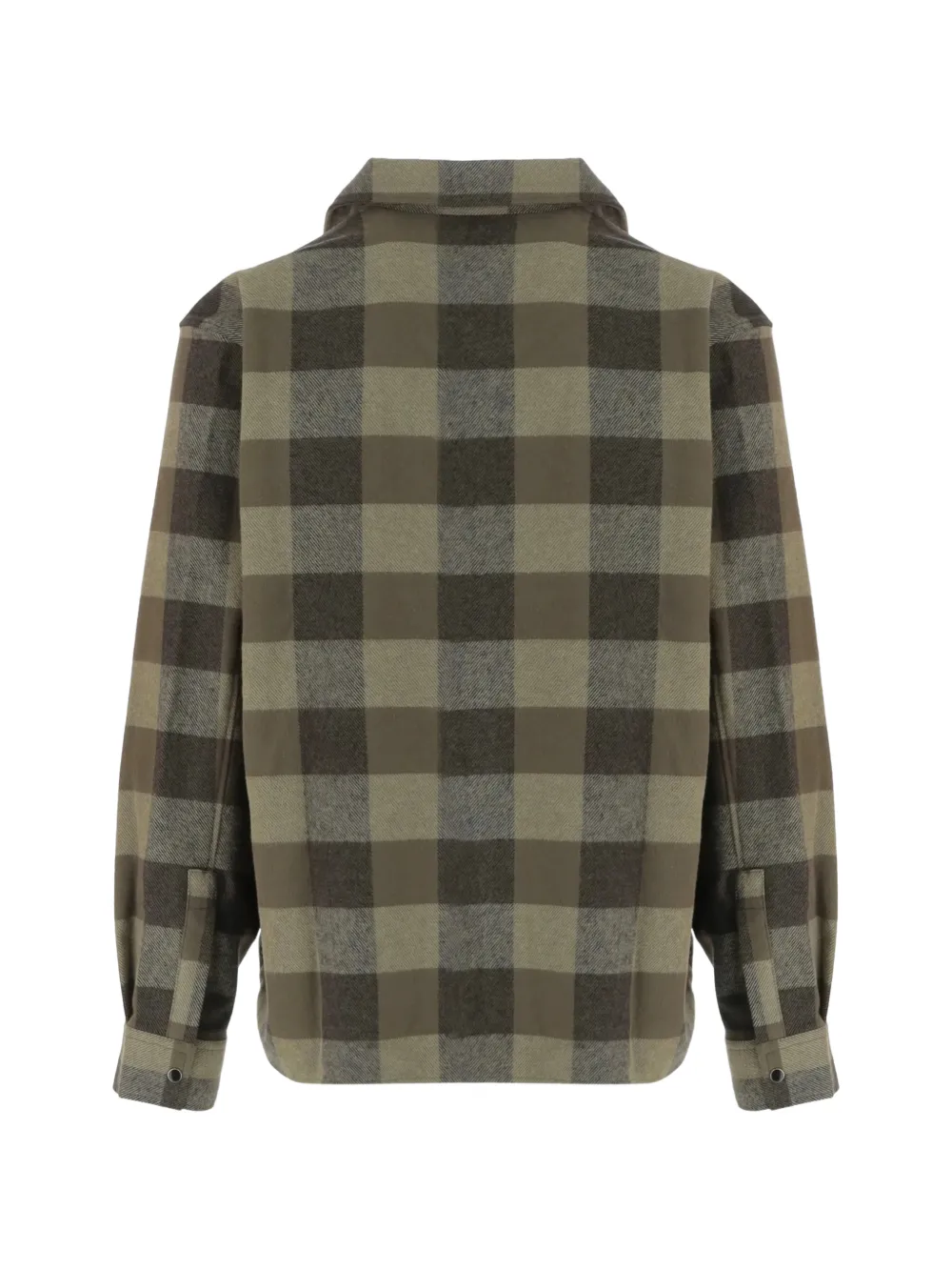 AMIRI check-pattern flannel shirt Groen