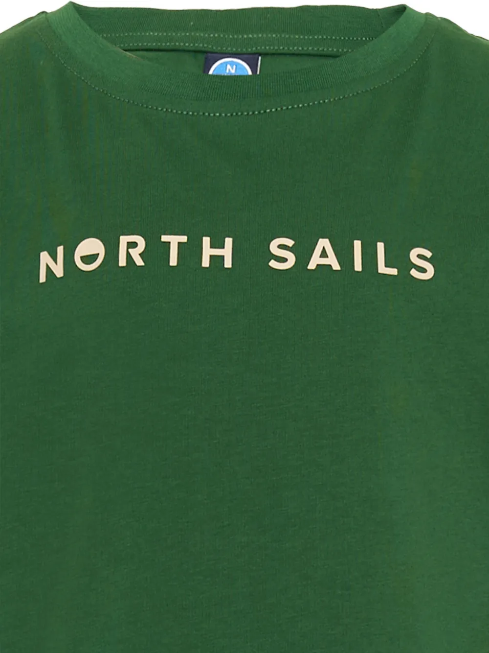 North Sails Kids logo-print short-sleeve T-shirt Groen