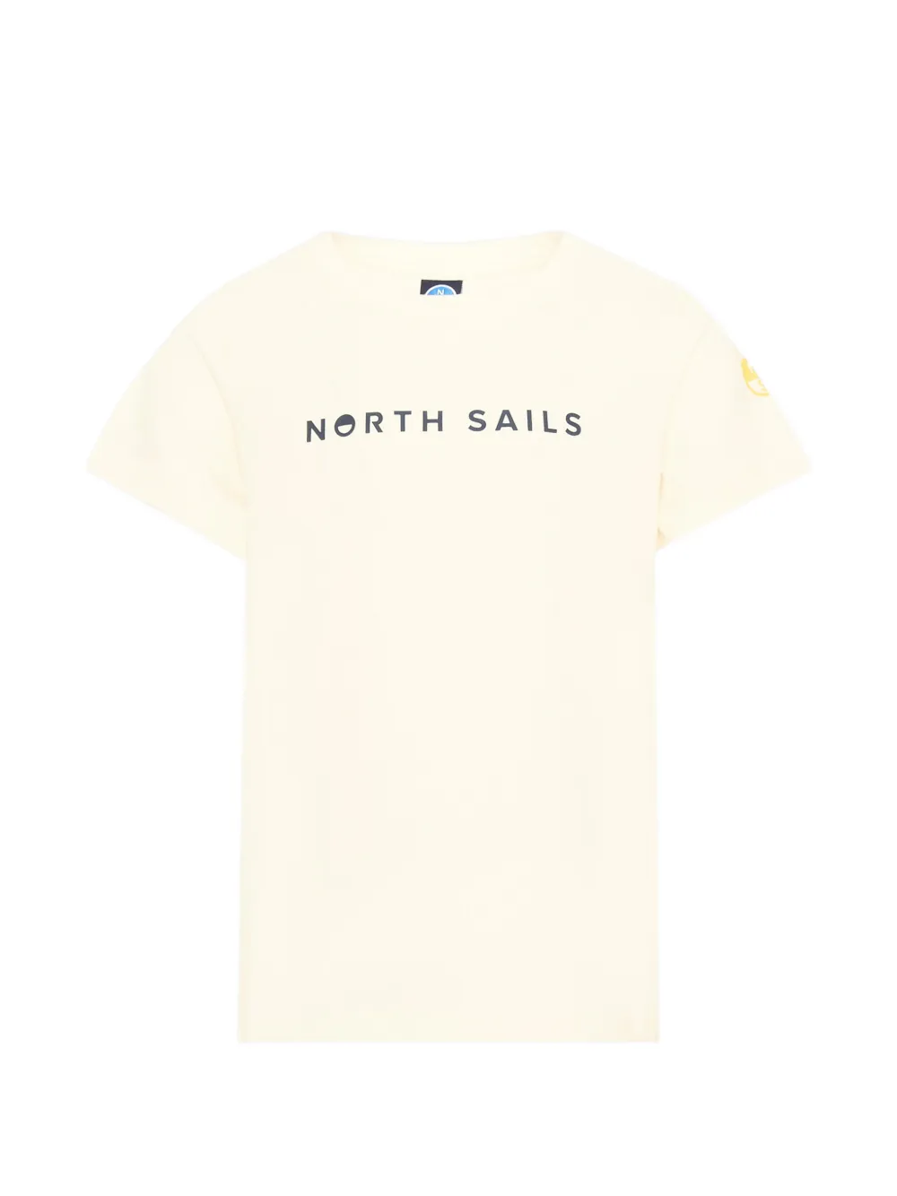 North Sails Kids logo-print short-sleeve T-shirt Beige