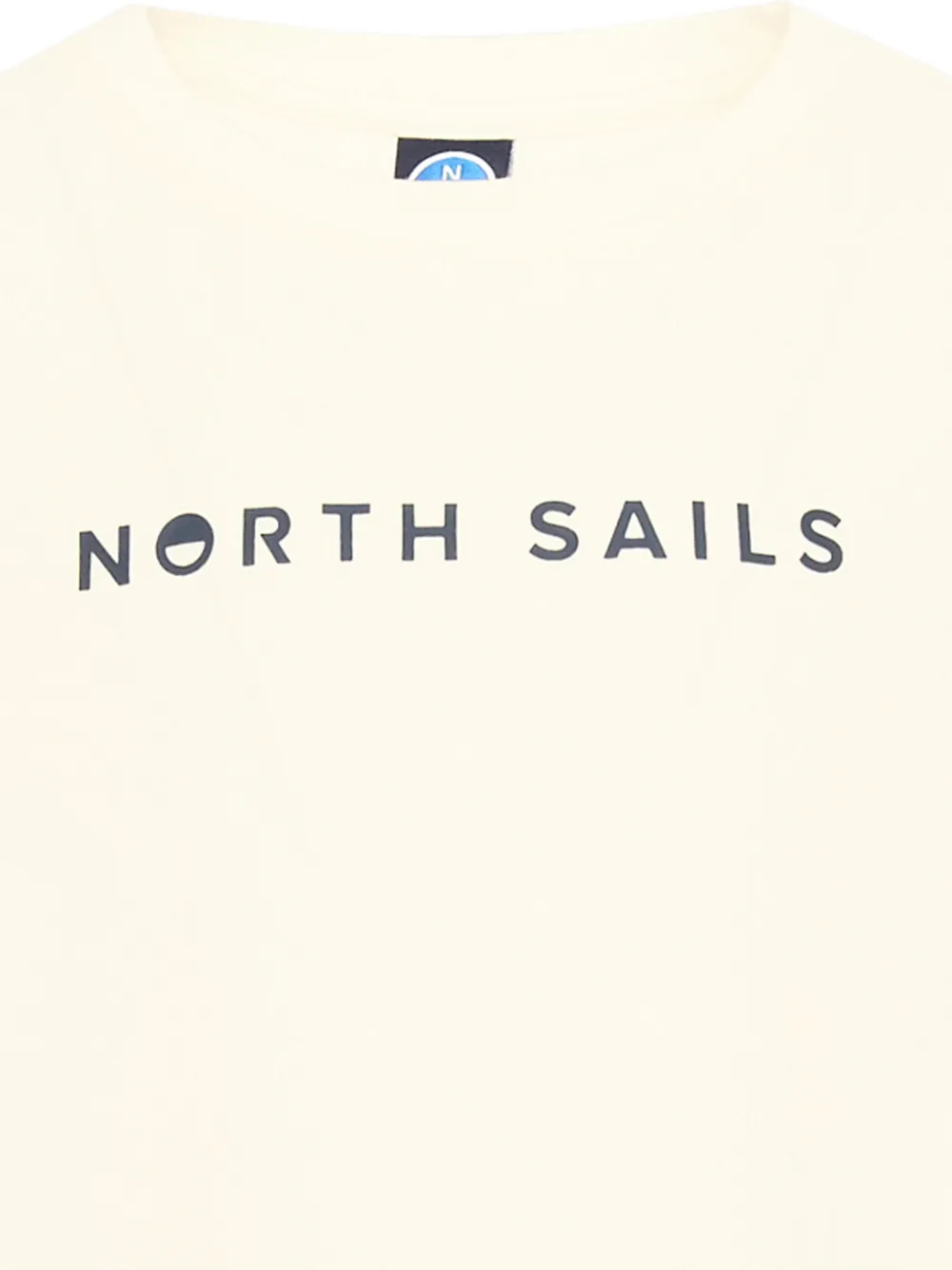 North Sails Kids logo-print short-sleeve T-shirt Beige