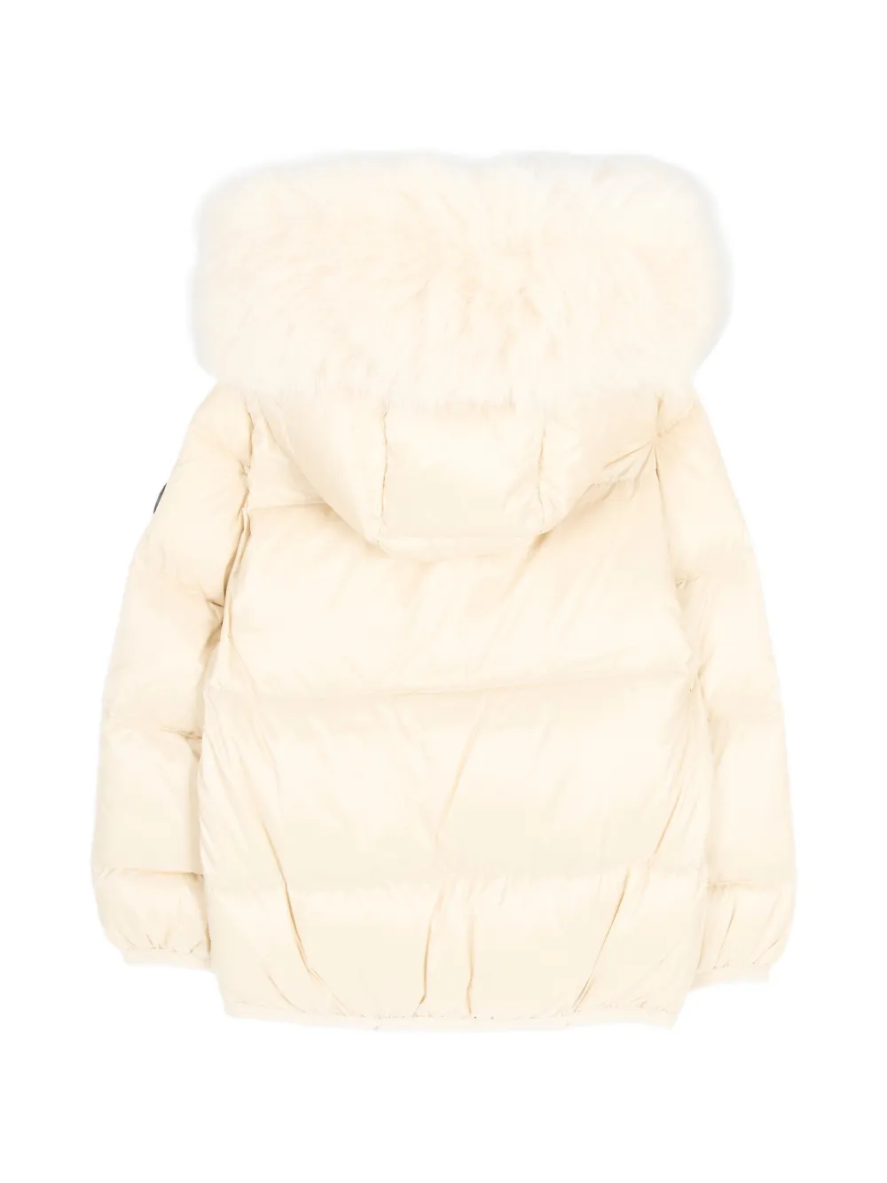 Colmar Kids faux-fur trim padded jacket Beige