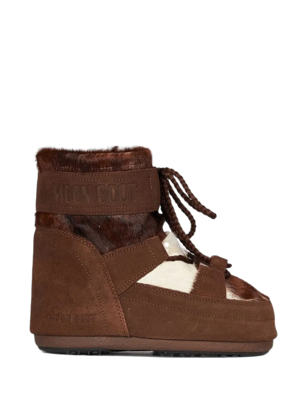 Moon Boot Kids bottines Icon Low Archive 1985 - Marron