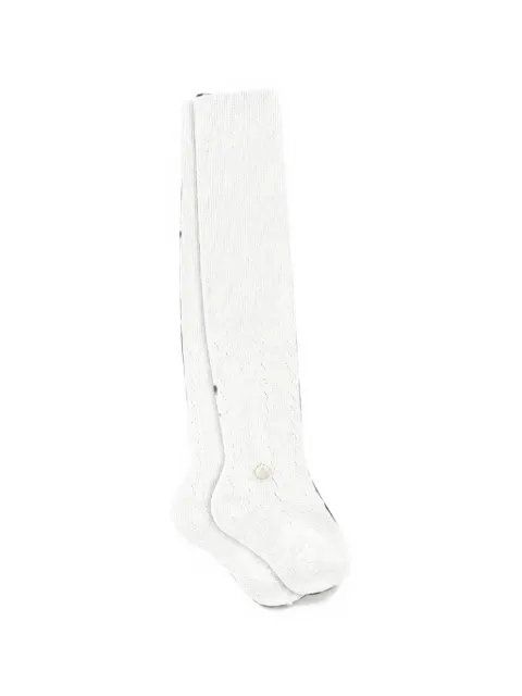 Tartine Et Chocolat pointelle-knit button-detail tights